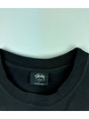 AU Australia PEACE CROWN TShirt ST037005 Pigment Black MENS - STUSSY - BALAAN 4