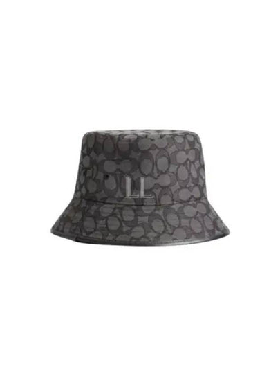 Signature Jacquard Bucket Hat Grey - COACH - BALAAN 2