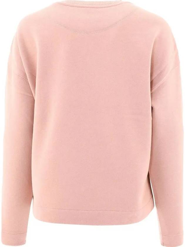 Women's Logo Hayden Brushed Sweatshirt Pink - MOOSE KNUCKLES - BALAAN 4