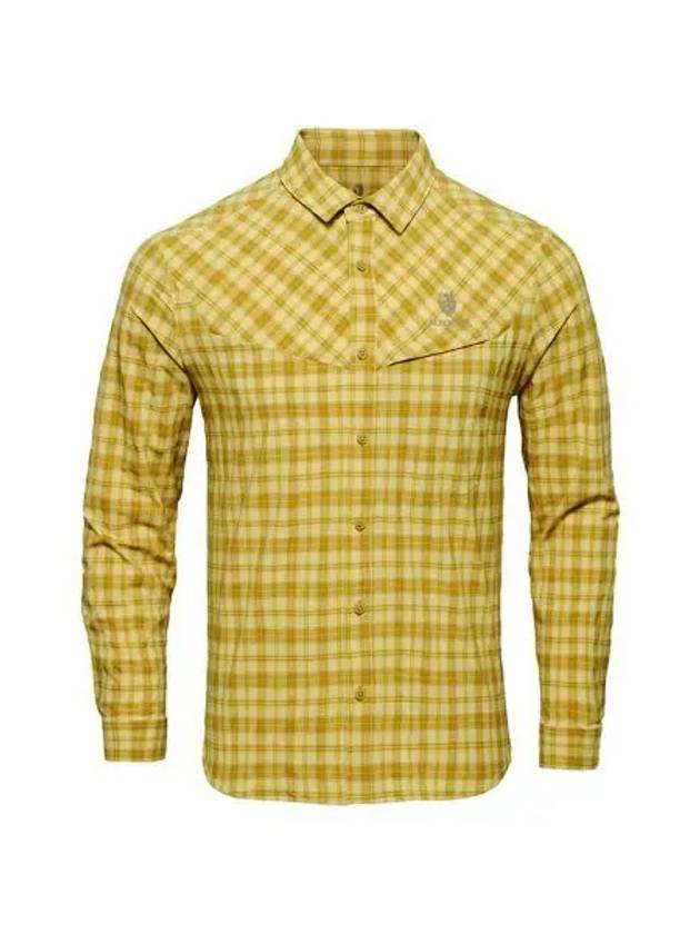 BLACKYAK Men s stretch check shirt YO - BLACKBROWN - BALAAN 1