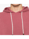 Drawstring Intarsia Knit Hoodie Fuchisa - BRUNELLO CUCINELLI - BALAAN 6