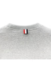 4 Bar Loopback Jersey Sweatshirt Light Grey - THOM BROWNE - BALAAN 8