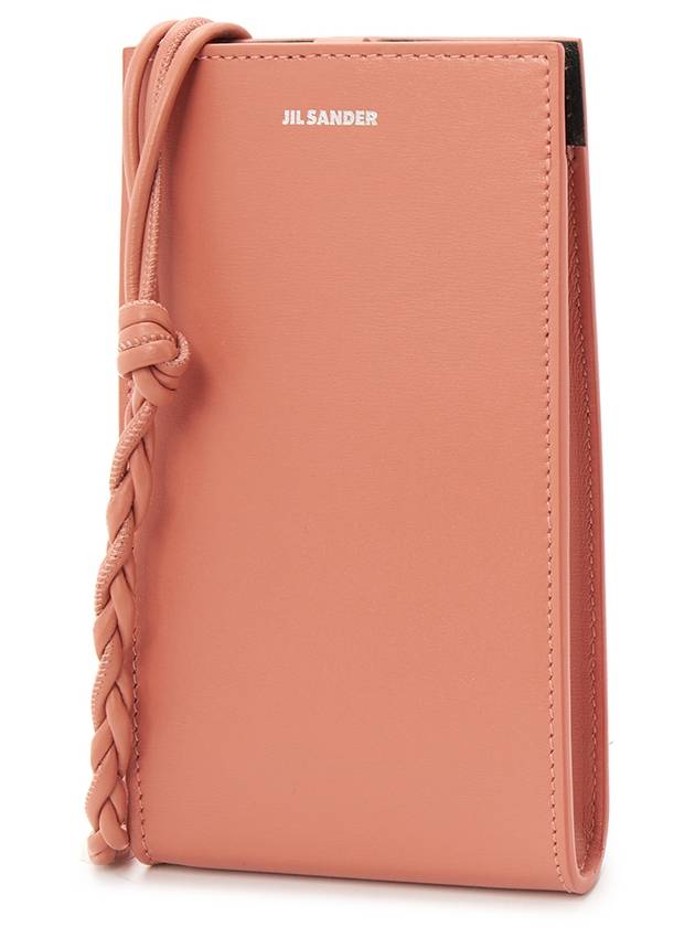 Tangle Phone Holder Leather Cross Bag Pink - JIL SANDER - BALAAN 3