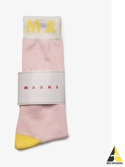 Color Block Socks Light Pink SKMC0120Q0UFC1H200C09 - MARNI - BALAAN 2