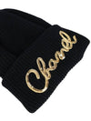 22A Beads Lettering Cashmere Beanie AA8313 - CHANEL - BALAAN 2