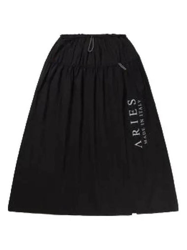 Aries Nylon Snow Skirt Black - ARIES - BALAAN 1