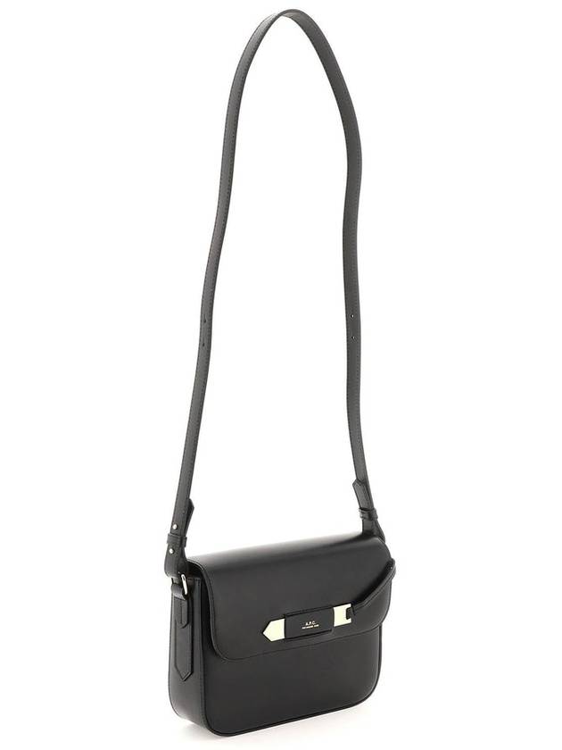 Women's Charlotte Leather Cross Bag Black - A.P.C. - BALAAN 4