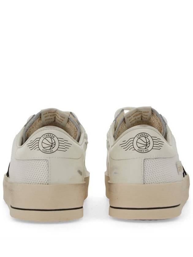 Star Patch Lace Up Low Top Sneakers White - GOLDEN GOOSE - BALAAN 4