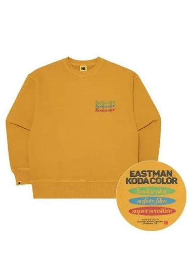 KODAK Kodacolor Pigment Dying Sweatshirt YELLOW - KODO - BALAAN 1