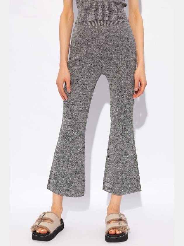 Ganni Flared Trousers, Women's, Grey - GANNI - BALAAN 3