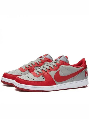 Terminator Low Top Sneakers Grey Varsity Red - NIKE - BALAAN 1