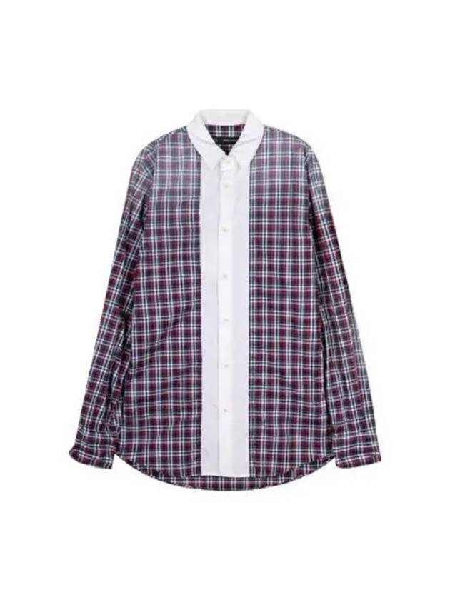 Men's Tartan Check Long Sleeve Shirt - DSQUARED2 - BALAAN 2