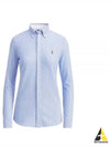 Striped Oxford Shirt Blue - POLO RALPH LAUREN - BALAAN 2