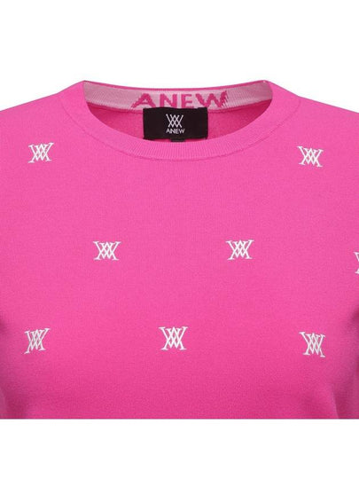 WOMEN MONOGRAM LOGO POINT PULLOVER SWEATERPI - ANEWGOLF - BALAAN 4