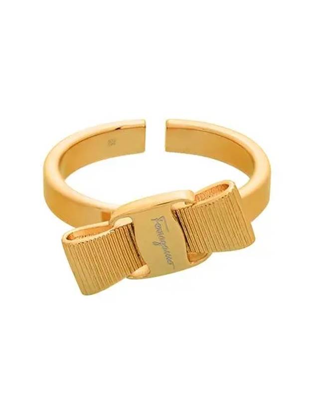 Vara Bow Polished Ring Gold - SALVATORE FERRAGAMO - BALAAN 4