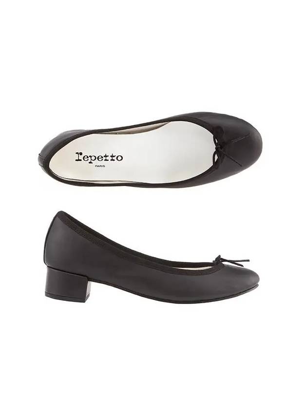 Women's Camille Middle Pumps Shoes Matte Black - REPETTO - BALAAN 2