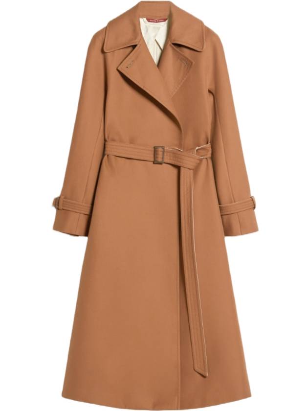 Women's Double Breasted Trench Coat Beige - MAX MARA - BALAAN 1