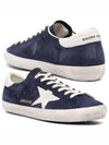 Superstar Suede Low Top Sneakers Navy - GOLDEN GOOSE - BALAAN 2