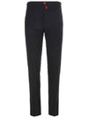 24SS UPLAC K06S9910 BLACK Drawstring Light Cotton Pants - KITON - BALAAN 2