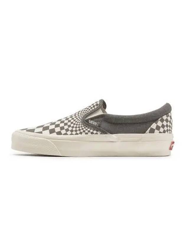 MTE Reissue 98 Radial Checkerboard Slip On Pewter Marshmallow - VANS - BALAAN 1