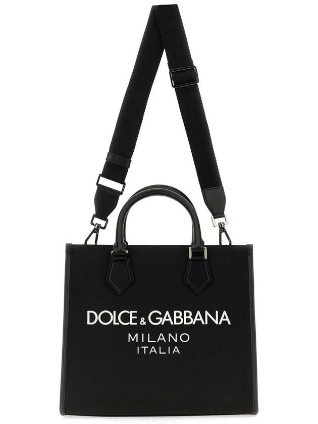 SS24 logo canvas tote bag BM2272 AG182 - DOLCE&GABBANA - BALAAN 5