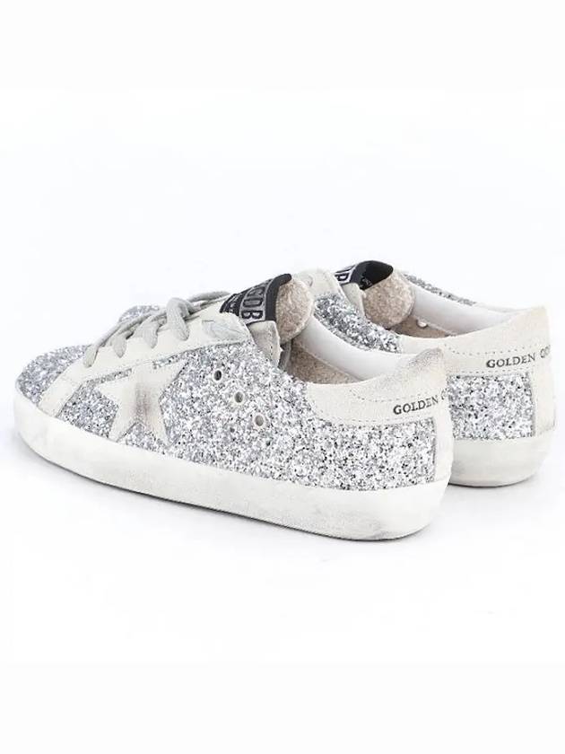 Kids Glitter Sneakers Silver - GOLDEN GOOSE - BALAAN 4