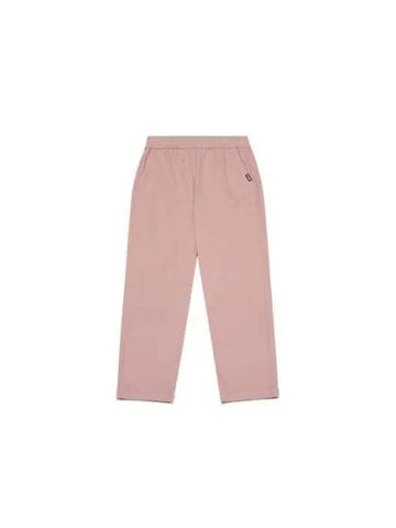 KODAK Apparel Essential Woven Wide Fit Pants PINK - KODO - BALAAN 1