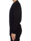 Diagonal Raised Fleece Sweatshirt Black - CP COMPANY - BALAAN 4