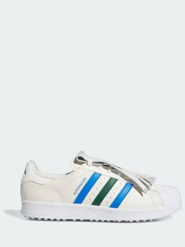 ROLLG LKS Superstar Spikeless Golf Chalk White Collegiate Green Blue Bird Shoes IH2500 732851 - ADIDAS - BALAAN 1