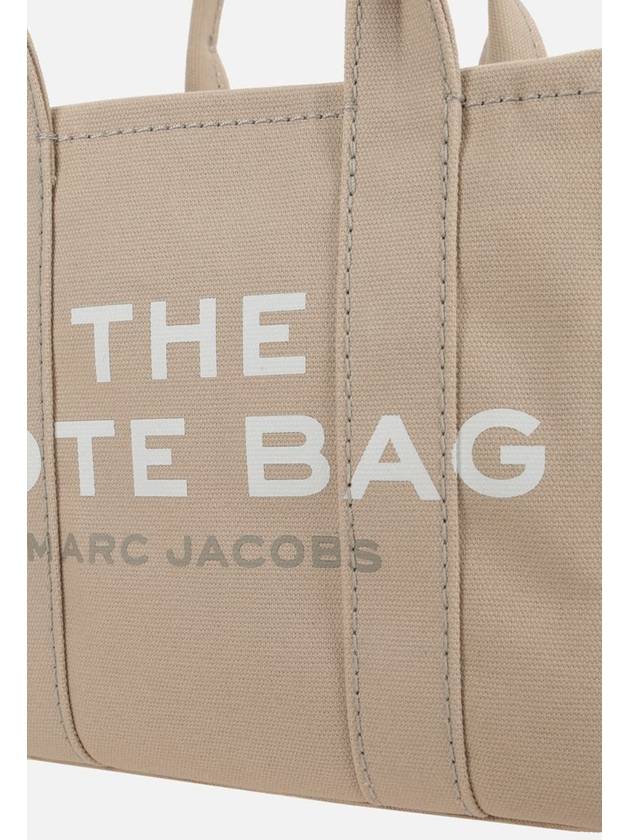 Logo Small Canvas Tote Bag Brown - MARC JACOBS - BALAAN 5