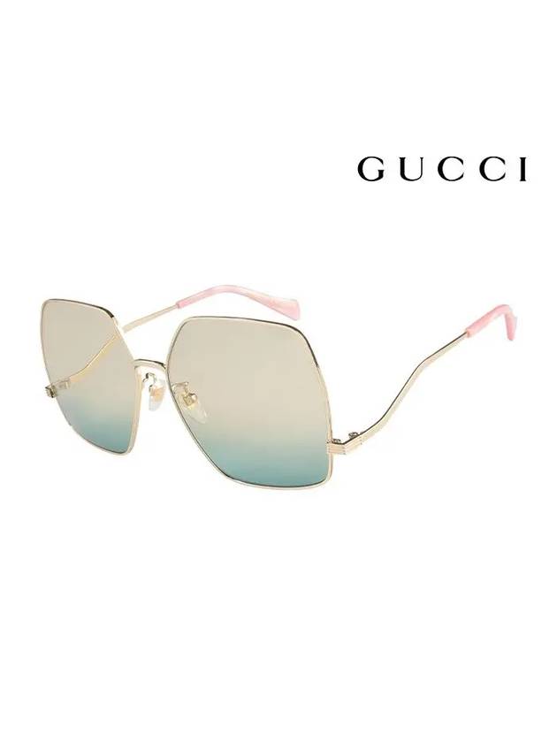 Sunglasses GG1005S 001 Square Metal Women's - GUCCI - BALAAN.