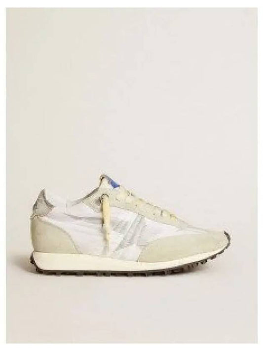 Marathon Low Top Sneakers Silver White - GOLDEN GOOSE - BALAAN 2