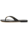 Capri Logo Plaque Flip Flops Black - TORY BURCH - BALAAN 5