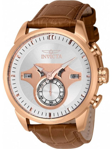 Invicta Objet D Art Chronograph GMT Quartz Silver Dial Men's Watch 43618 - INVICTA - BALAAN 1