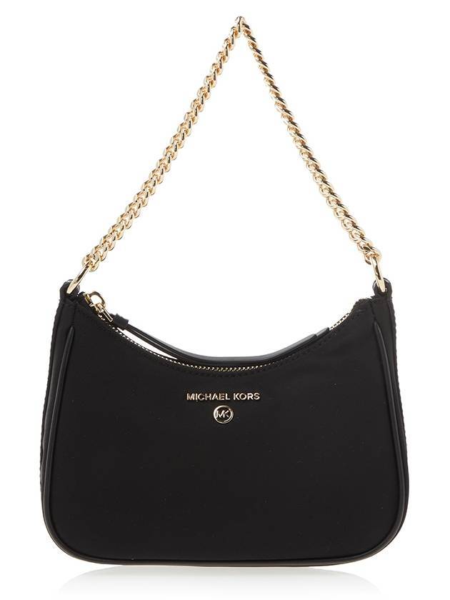 Jet Set Charm Small Nylon Gabardine Shoulder Bag Black - MICHAEL KORS - BALAAN 1