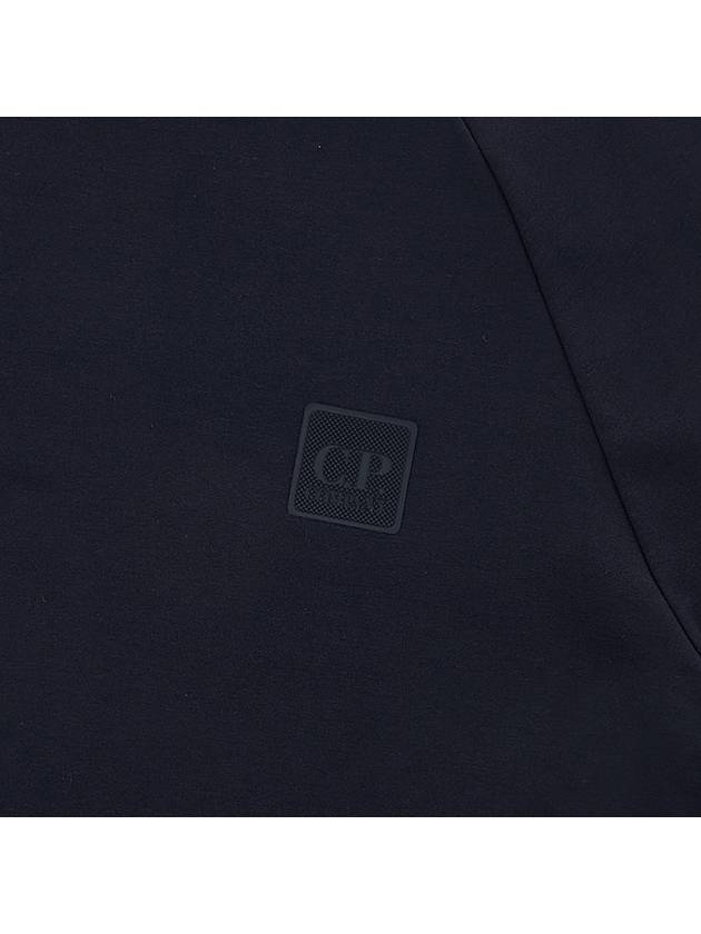 Metropolis Rubber Logo Sweatshirt Navy - CP COMPANY - BALAAN 7