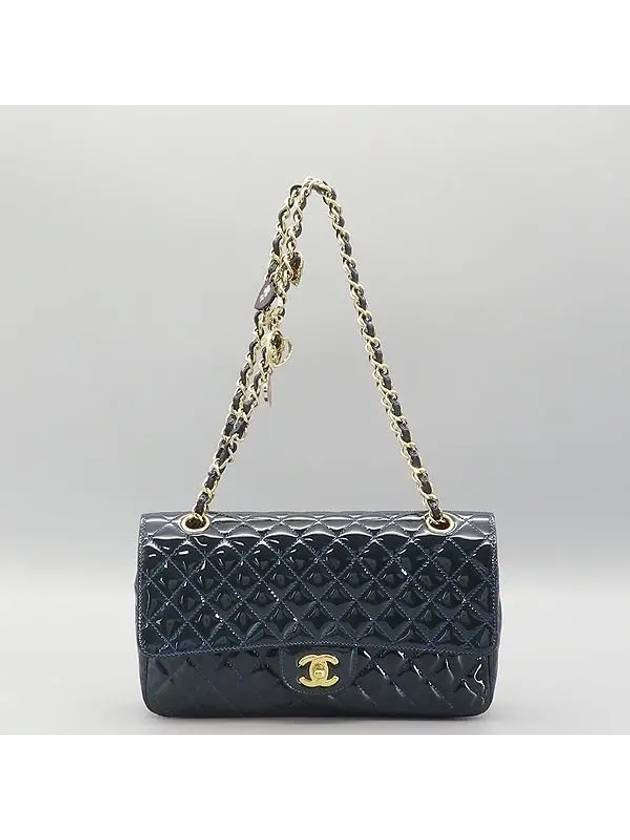 navy shoulder bag - CHANEL - BALAAN 2