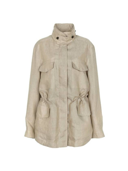 Grain Iconic Traveler Zip-up Jacket Beige - LORO PIANA - BALAAN 2