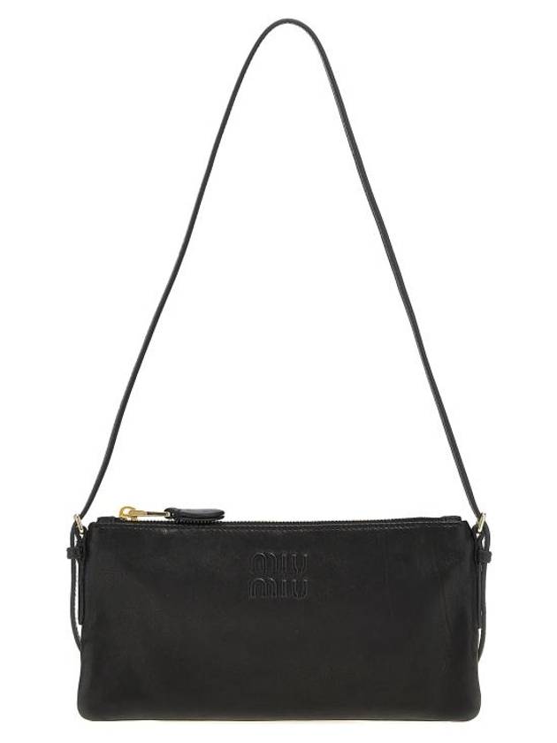 Nappa Leather Mini Pouch Bag Black - MIU MIU - BALAAN 1