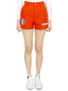 Women's Airline Shorts Orange - HORN GARMENT - BALAAN 2