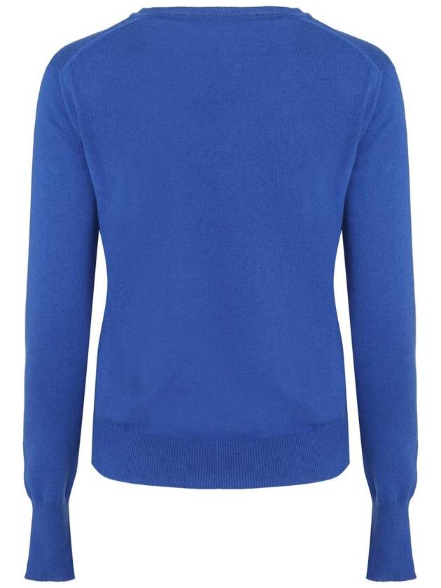 ORB Embroid Logo Knit Top Blue - VIVIENNE WESTWOOD - BALAAN 3