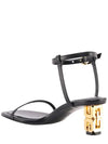 G gold cube sandals heel brown - GIVENCHY - BALAAN 4