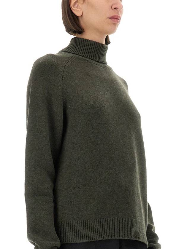 Pullover Cashmere Turtleneck Green - FENDI - BALAAN 5