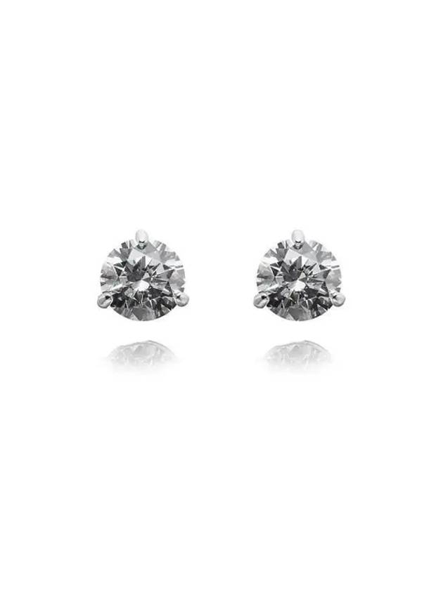 1800046 Stilla Solitaire stud earrings - SWAROVSKI - BALAAN 2