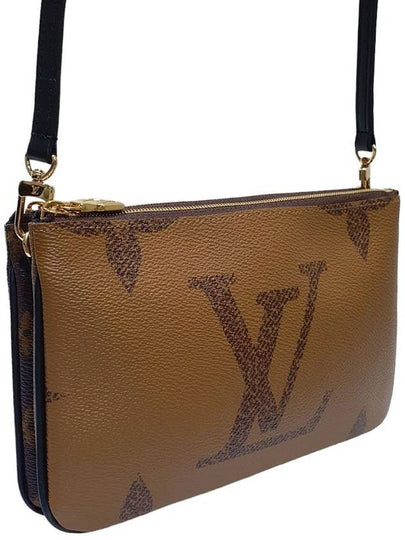 Women s M69203 Monogram Canvas Double Zip Pochette Mini Crossbody Bag - LOUIS VUITTON - BALAAN 2