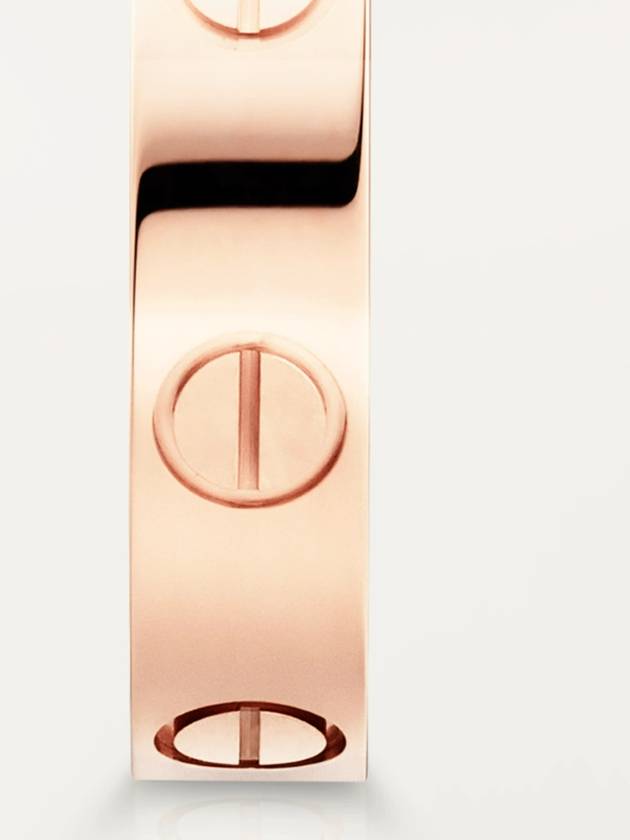 Love Wedding Band Ring Pink Gold - CARTIER - BALAAN 8