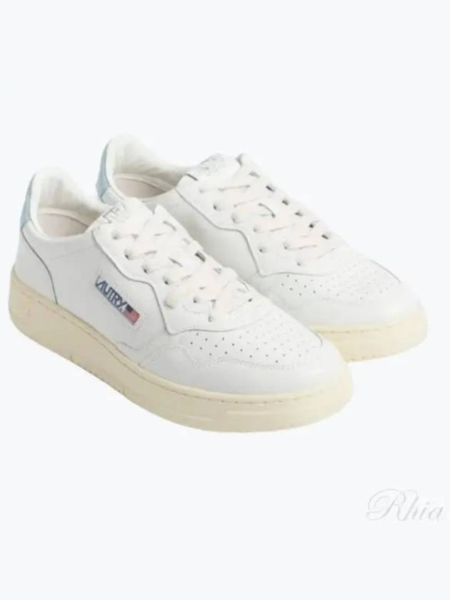 Medalist Light Blue Tab Low Top Sneakers White - AUTRY - BALAAN 2