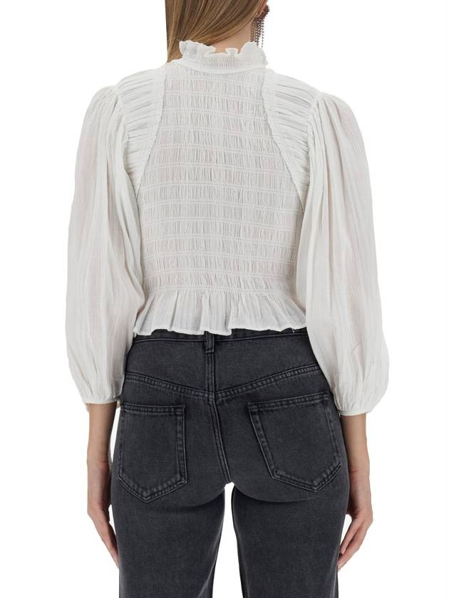 Blouse Shirt HT0222FAA3J09E 20WH WHITE - ISABEL MARANT ETOILE - BALAAN 4