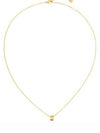 Coco Crush Quilted Motif Necklace Gold - CHANEL - BALAAN 3