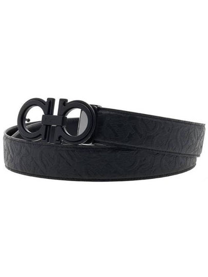 Leather Belt 736713 Black - SALVATORE FERRAGAMO - BALAAN 2